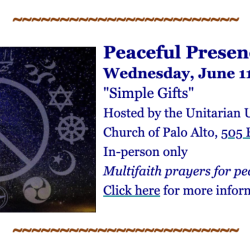 Peaceful Presence service