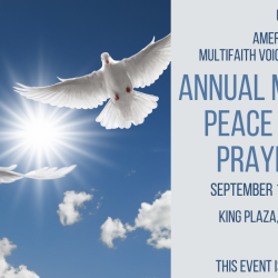 Multifaith Peace Picnic and Prayer Service to honor the victims of 9/11