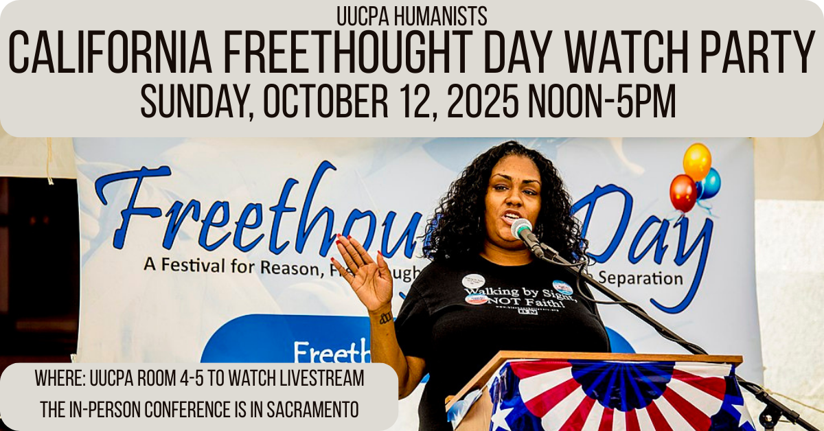 Humanist Watch Party for California Freethought Day