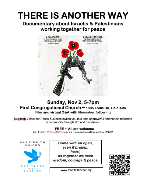 THERE IS ANOTHER WAY: film & discussion with filmmaker following