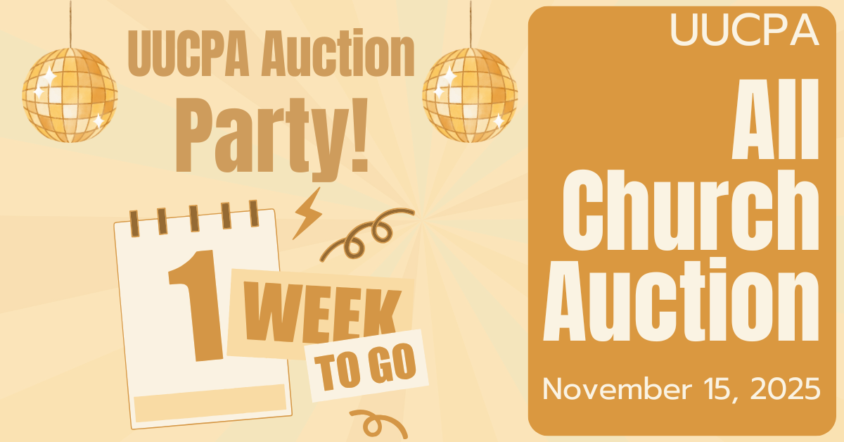 UUCPA Auction Party 2025 1 Week