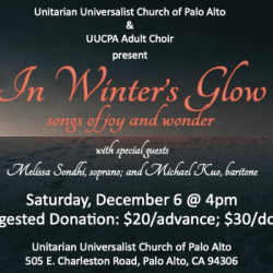 UUCPA Choir Winter Concert - "In Winter's Glow"
