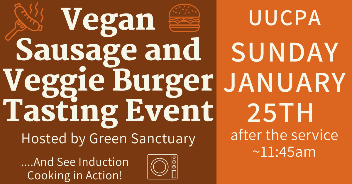 Vegan Sausage and Veggie Burger Tasting Event