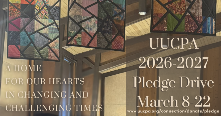 UUCPA Pledge Drive, March 8 - 22
