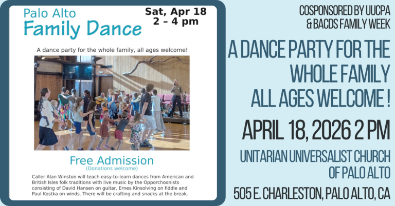 Save the Date: Family Dance Party, April 18, 2pm