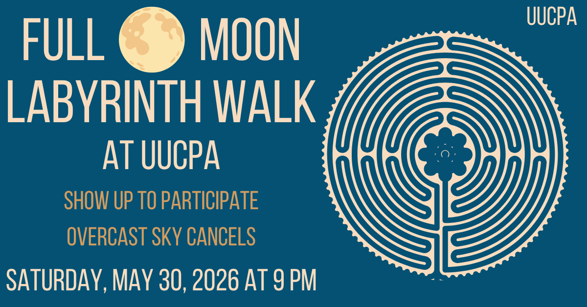 Full 🌕 Moon labyrinth walk