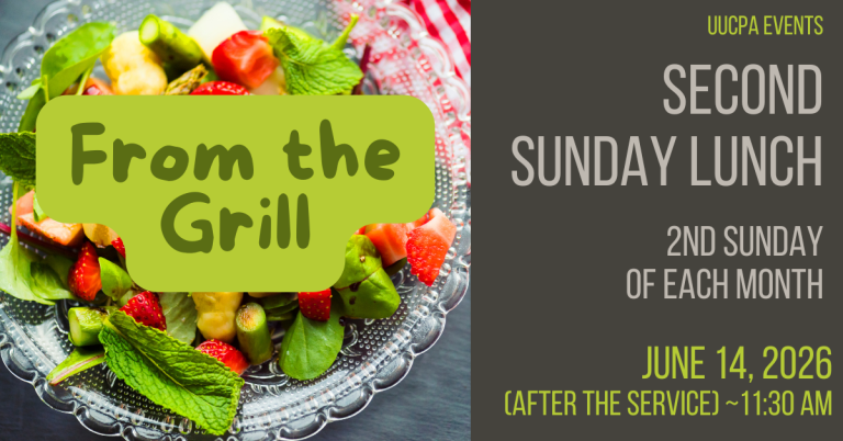 2nd Sunday Lunch This Sunday June 14 - From the Grill