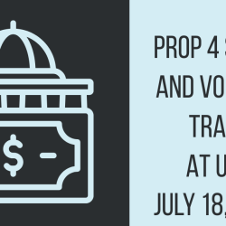 Prop 4 Speaker and Volunteer Training
