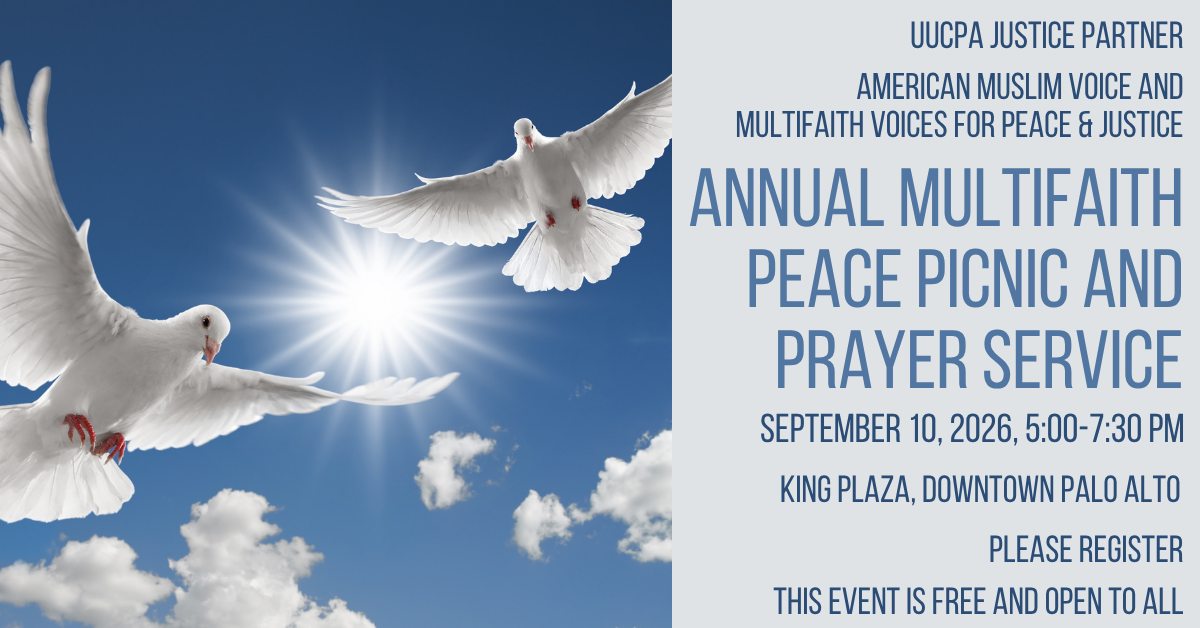 Multifaith Peace Picnic and Prayer Service to honor the victims of 9/11