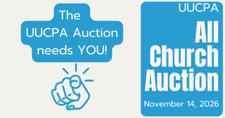 Auction News—The Auction needs YOU!